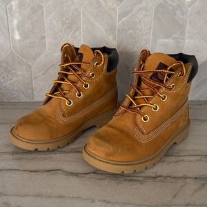 Timberland Tan Leather Kids Boots
